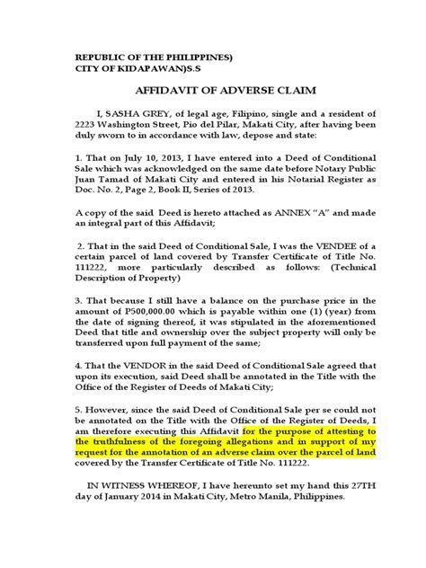 adverse claim annotation|G.R. No. 251233 .
